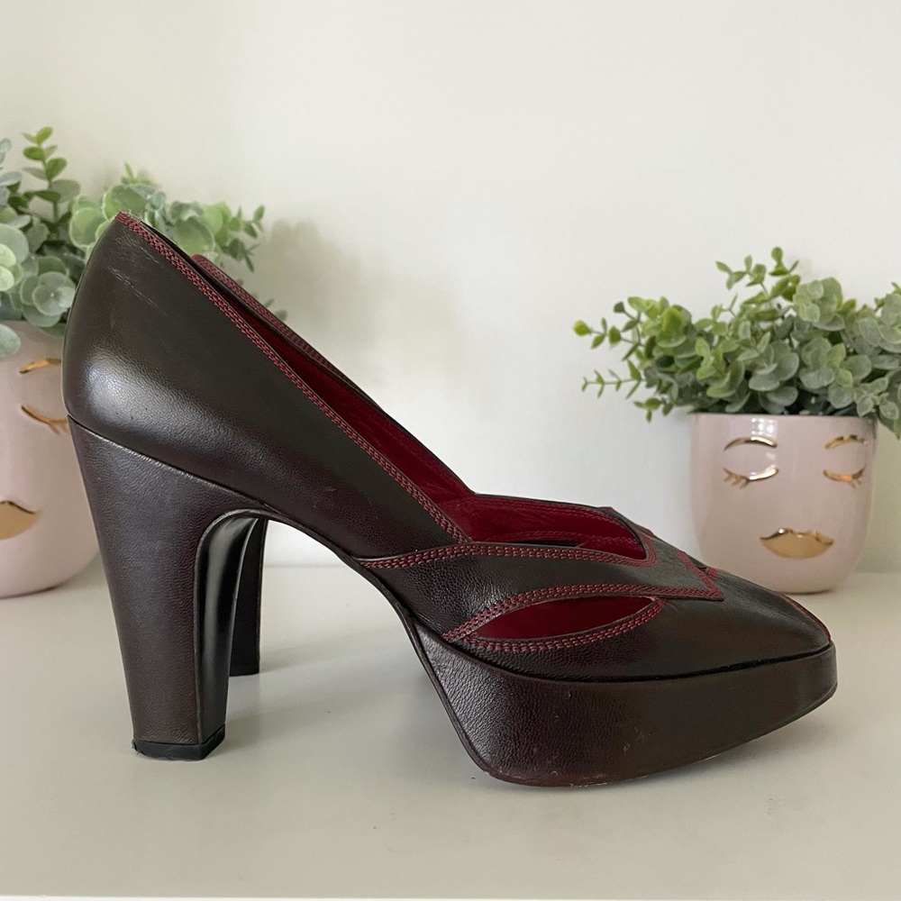 Miu Miu Peep Toe Sandals